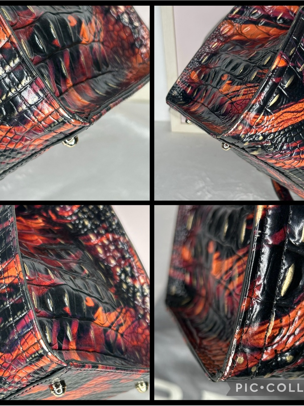 Brahmin Caroline Spice Melbourne Satchel & Ady Wallet - Picture 16 of 16